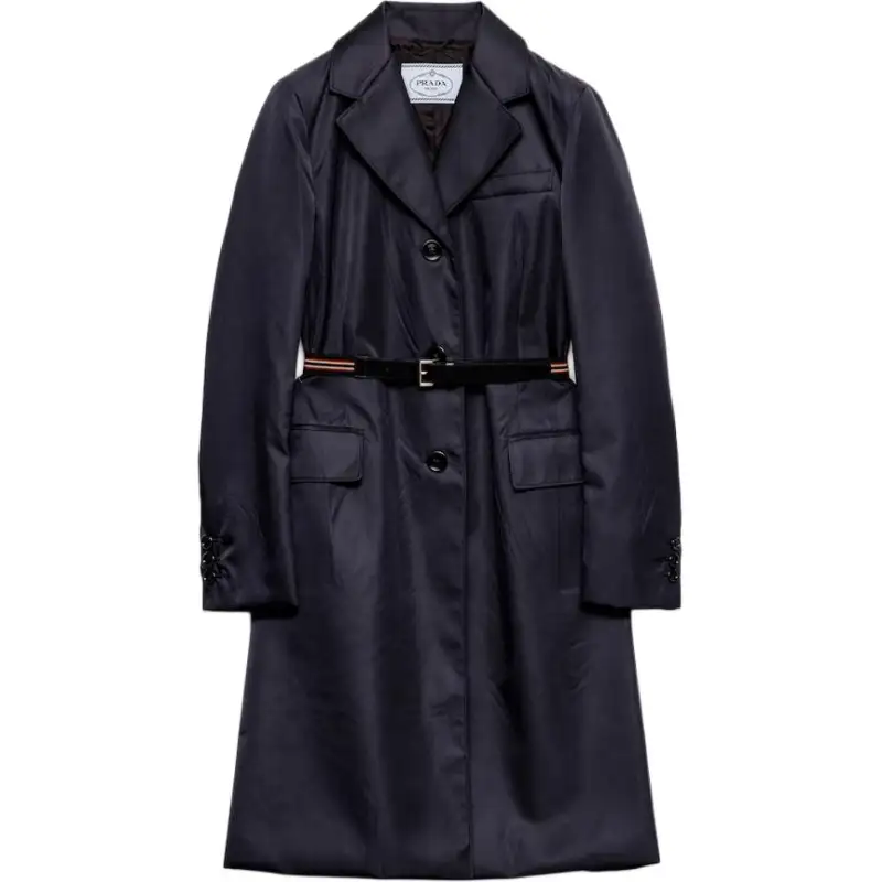 Prada Re-Nylon Belted Coat