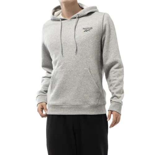 Reebok Sweatshirts Men's Gray Hooded Moderate Regular