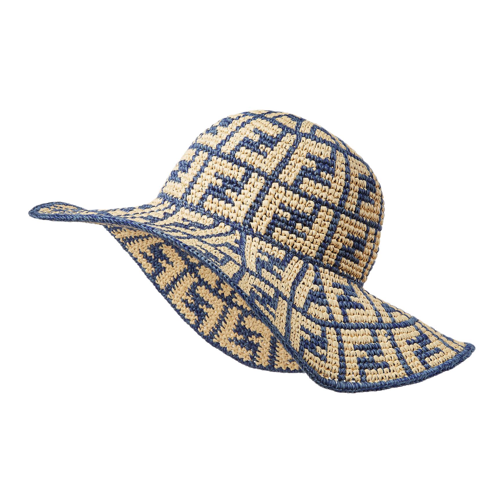 Женская кепка Fendi (синяя)
