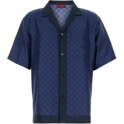 GUCCI Disco Monogrammed Short Sleeve Shirt