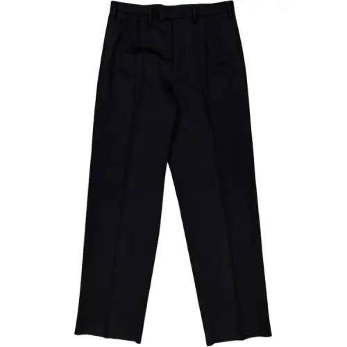 Burberry Casual Pants Men's Black Moderate Straight Fit Pants