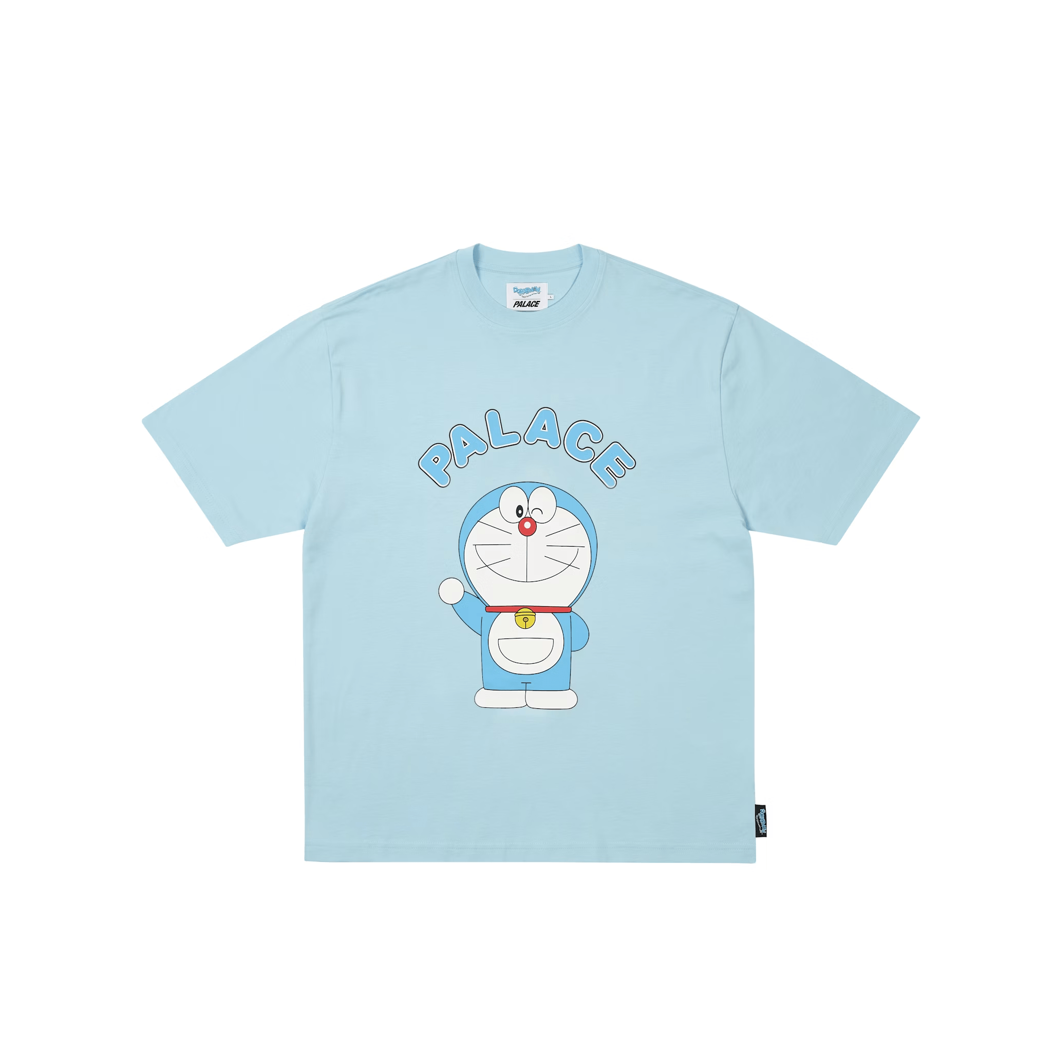Футболка Palace PALACE × Doraemon/A FW25 AT (голубая)