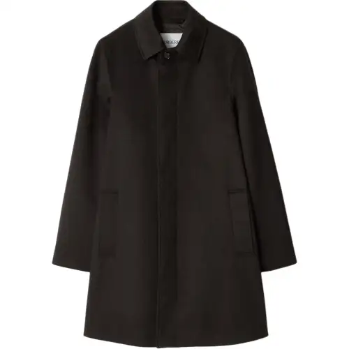 Burberry Coats Men's Brown Lapel Moderate Straight Fit