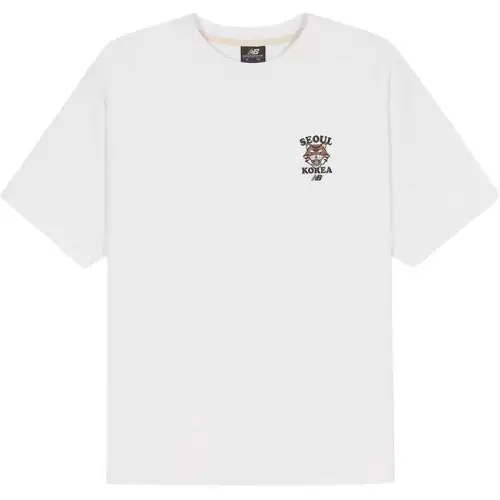 New Balance T Shirts Unisex White Crew Neck
