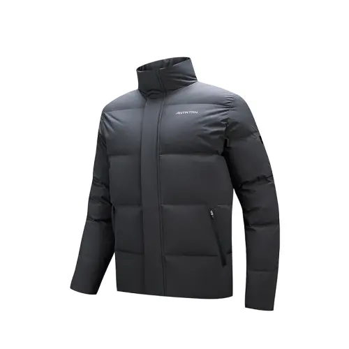 Anta Running Collection Down Jacket Men's Men's Gray Clothing