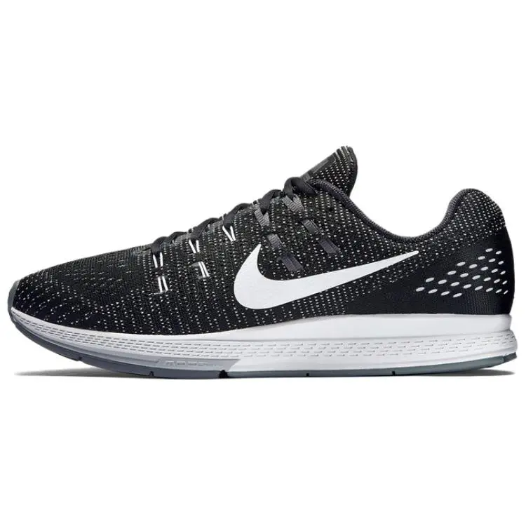 Nike Zoom Structure 19 Breathable Support Running Shoes Unisex Black
