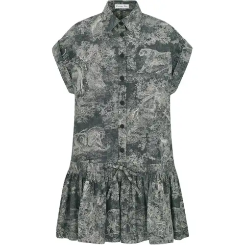 DIOR Dioriviera FW25 Short Sleeved Dress Women's
