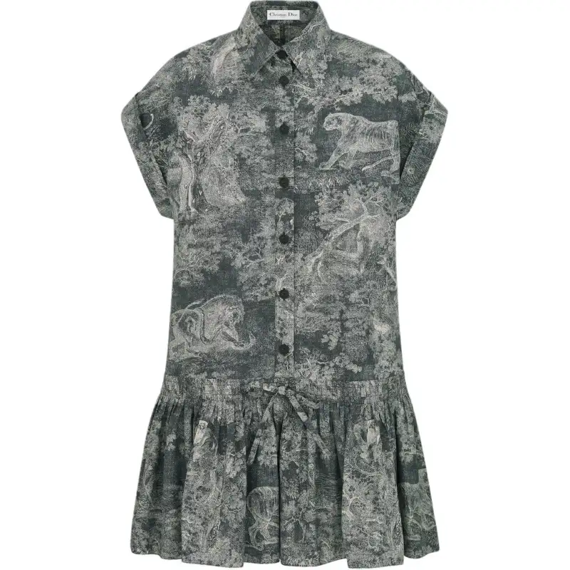 DIOR Dioriviera FW25 Short Sleeved Dress Women's