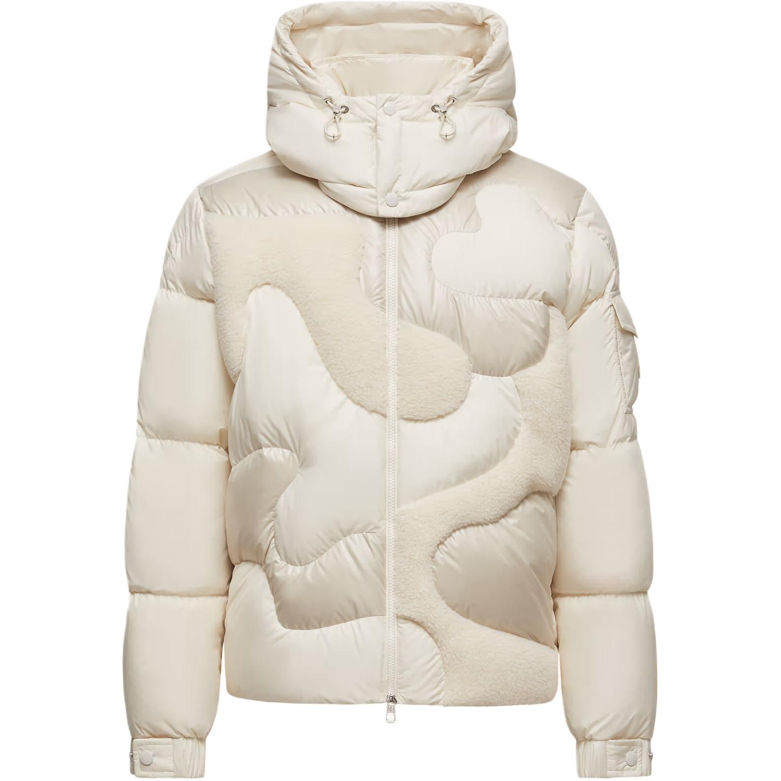 Мужская куртка Moncler Candes Hooded Teddy (черная)