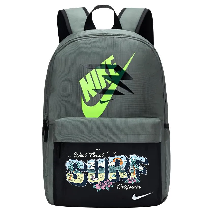 Nike Polyamide Heat Transfer Print Backpack Unisex Bubble English
