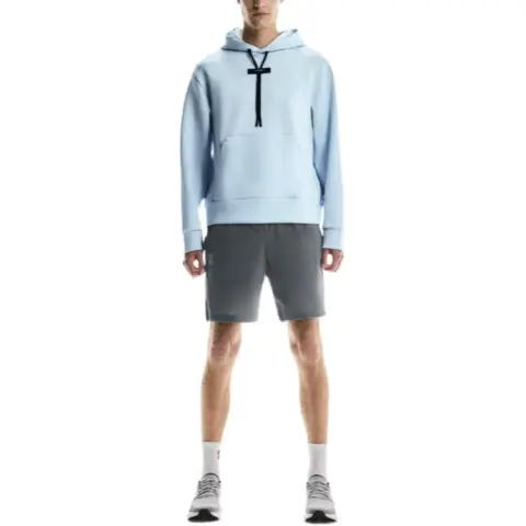 On Sweatshirts Men's Ice Blue Hooded Moderate