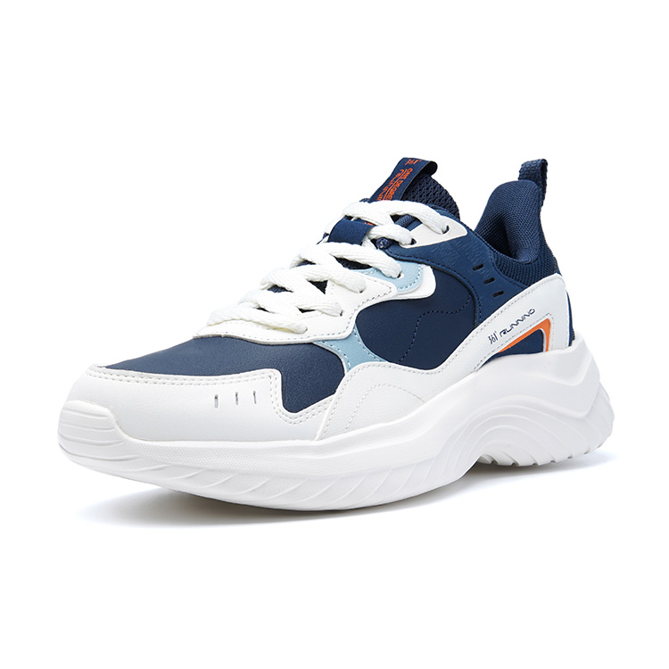 361° Cushioning Low top Running Shoes Men’s White Blue