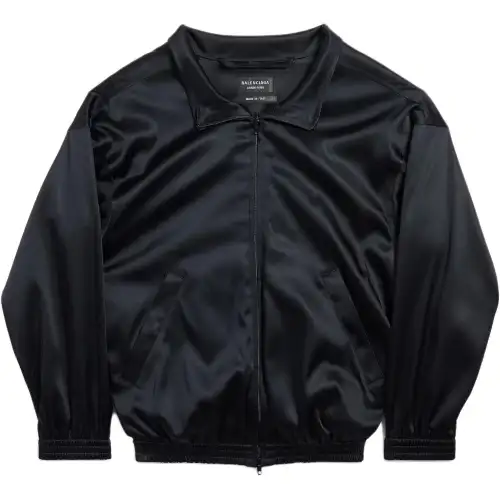 Balenciaga Zip Up Stand Up Collared Jacket
