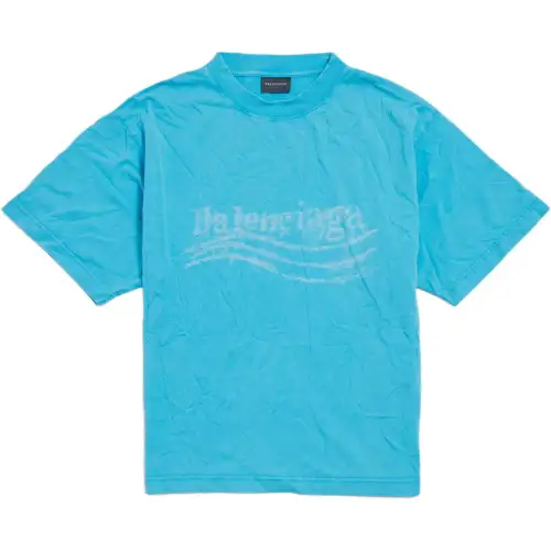 Balenciaga Washed Crayon Political T-Shirt