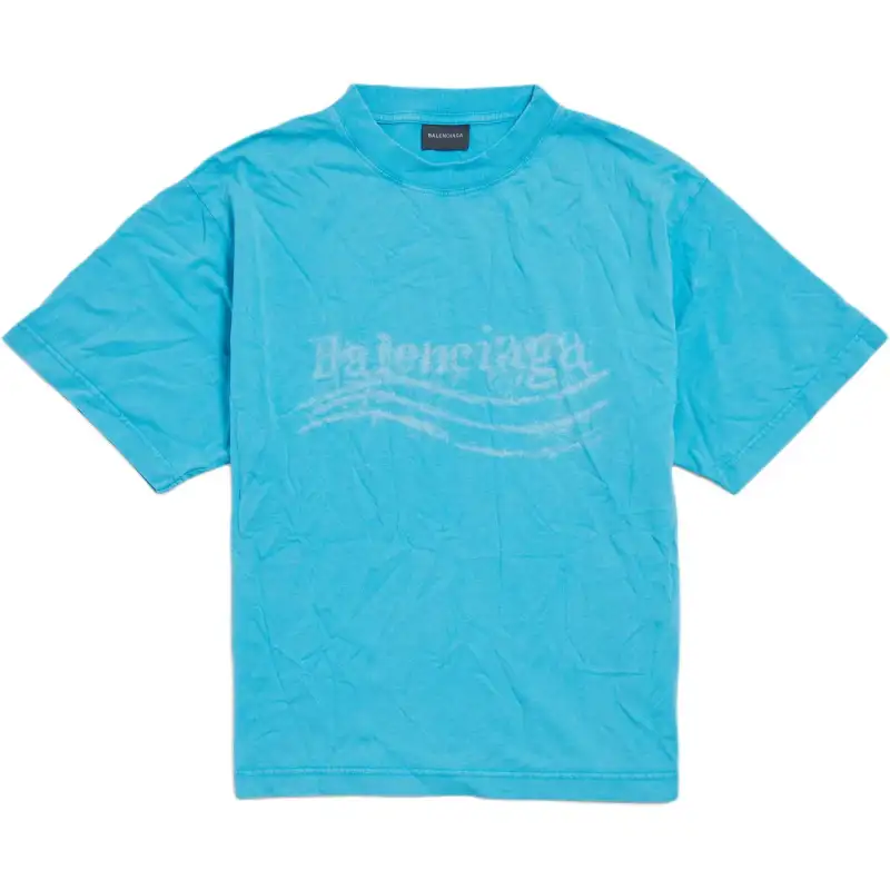 Balenciaga Washed Crayon Political T-Shirt