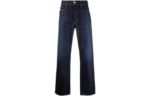 DIESEL Jeans Men's Blue Moderate Straight Fit Pants