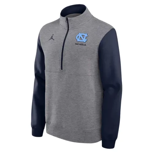 Jordan North Carolina Club Men's Jordan Brand College 1/2-Zip Crew