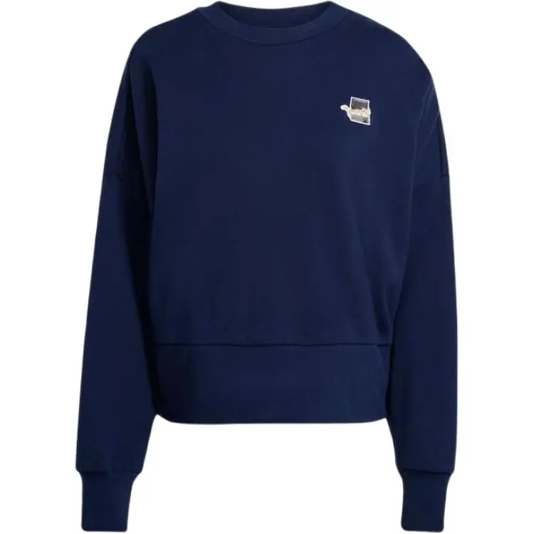 Adidas Free Shipping With AdiClub Cat Patch Graphic Sweatshirt