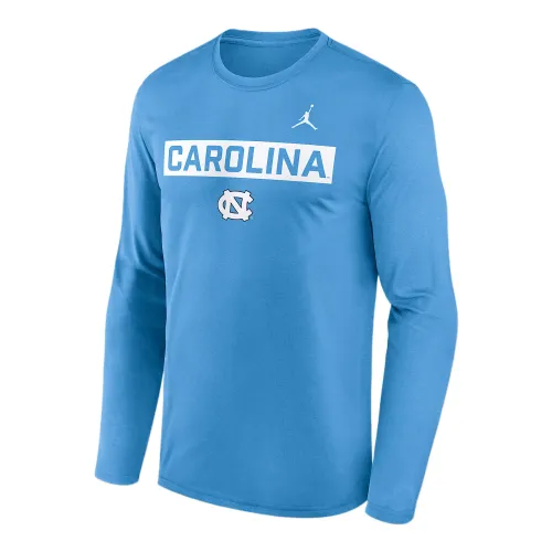 Jordan North Carolina Primetime Legend 2-Hit Men's Jordan Brand Dri-FIT College Long-Sleeve T-Shirt
