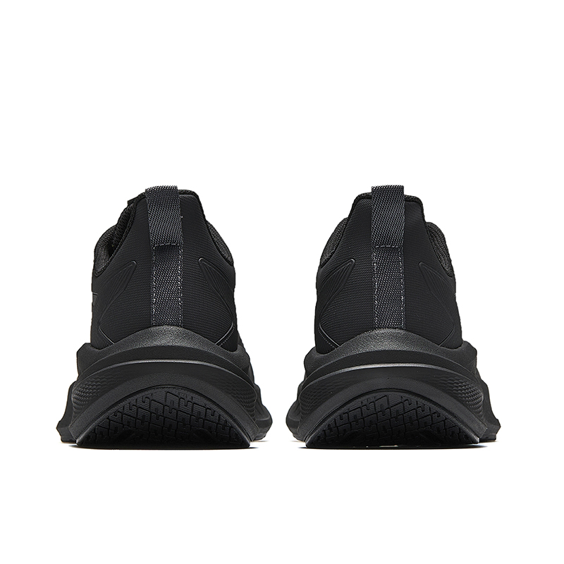 Anta Lingfeng Support Rebound Low top Casual Running Shoes Men’s Basic Black Castle Gray