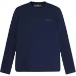 Timberland T Shirts Men's A6AMU451/Marine Blue Crew Neck Moderate Straight Fit