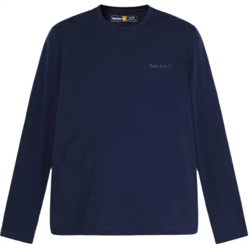 Timberland T Shirts Men's A6AMU451/Marine Blue Crew Neck Moderate Straight Fit