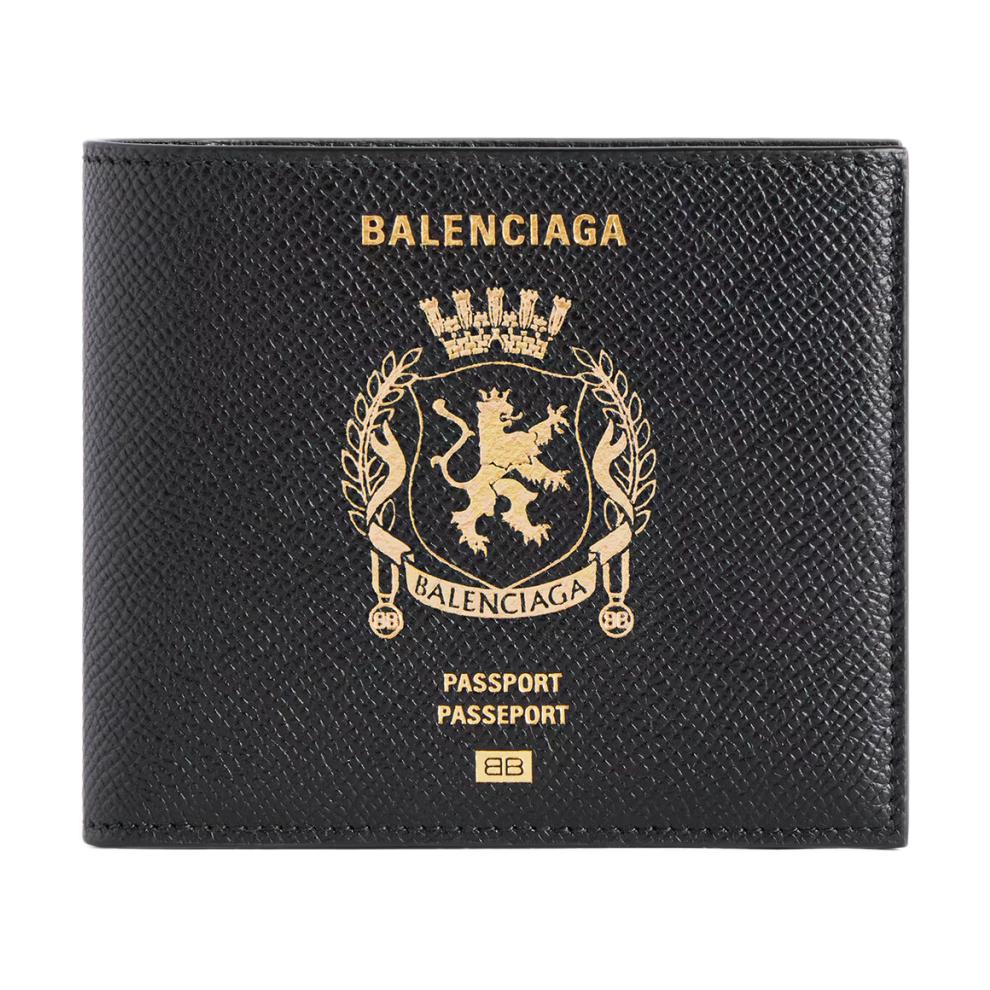 Мужской кошелек Balenciaga Passport (черный)