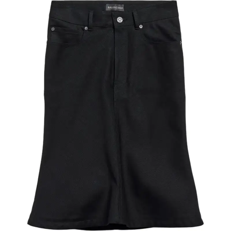 Balenciaga Godet Midi Skirt