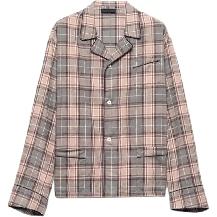 Prada Long-Sleeved Checked Shirt
