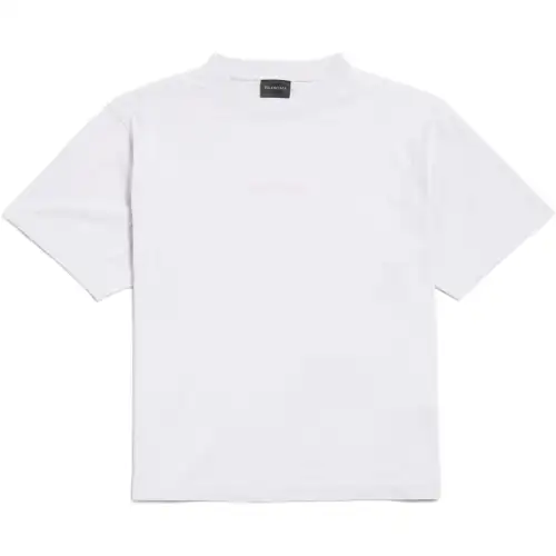 Balenciaga logo-embroidered cotton T-shirt