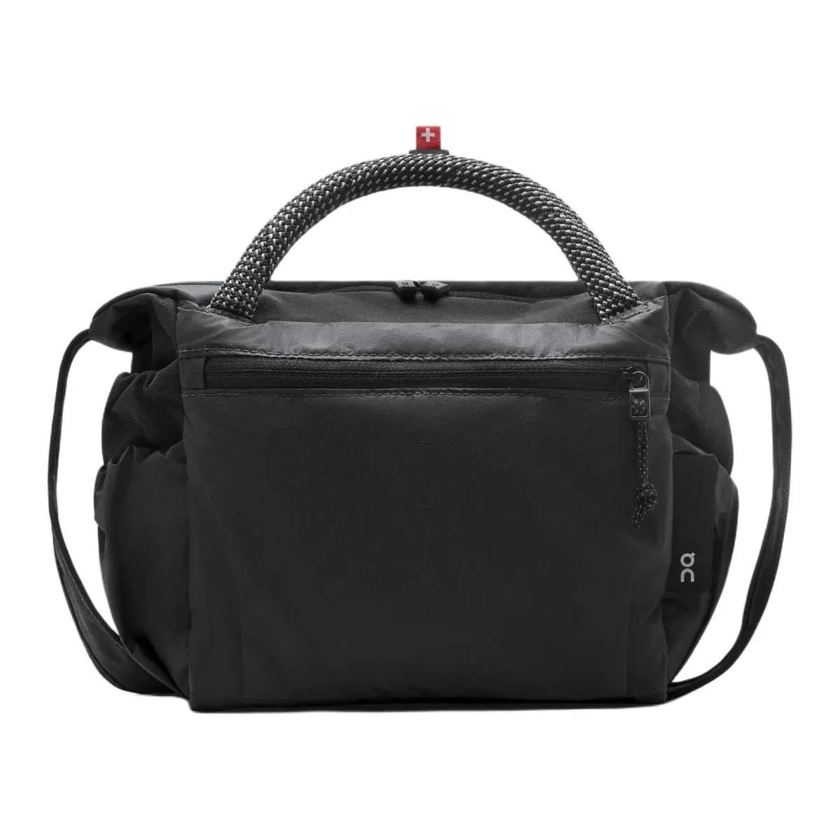 On Solid Color Handbag Mini Unisex Black