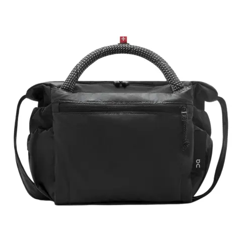 On Solid Color Handbag Mini Unisex Black