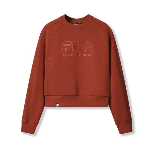 FILA ORIGINALE Sweatshirt Women's Algal Bloom Red