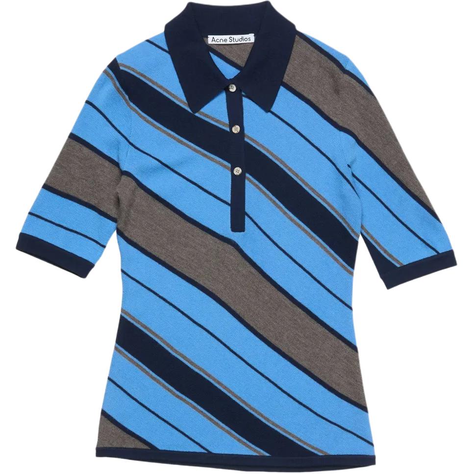Женское поло Acne Acne Studios Polo (полосатое)