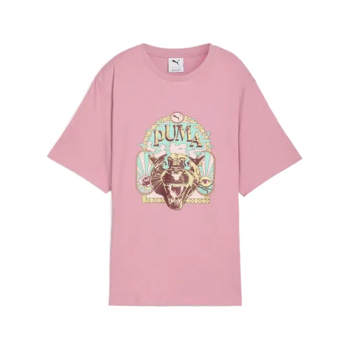 PUMA House Of Graphics Drop Shoulder Sleeve T Shirt Women's