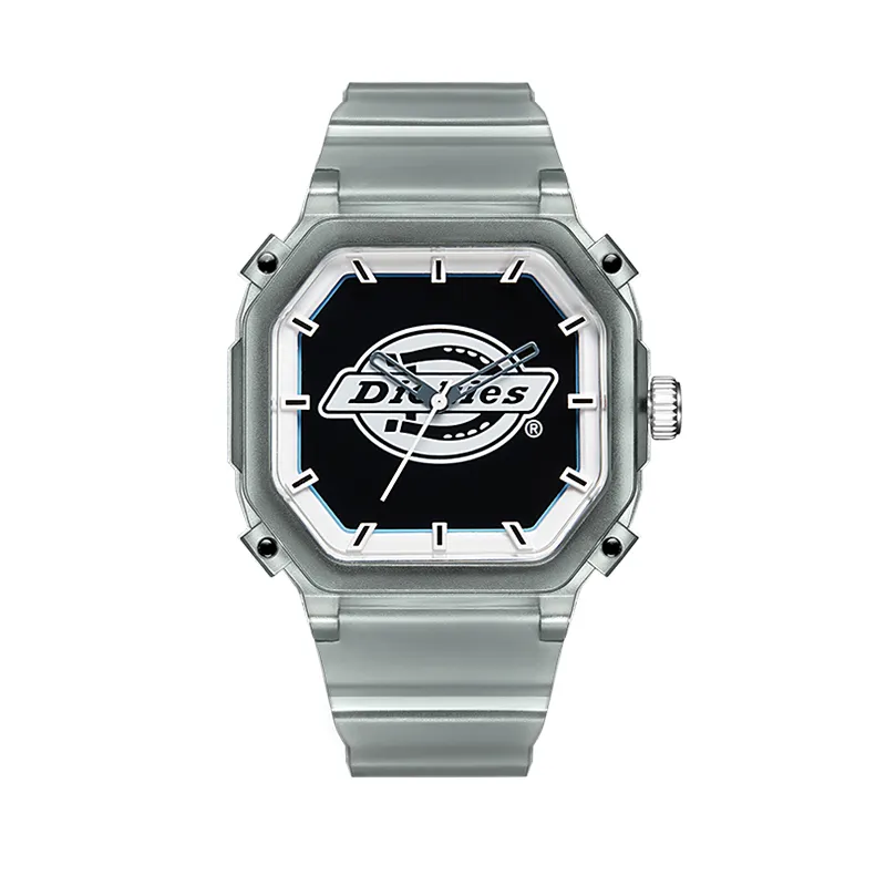 Dickies Preppy Style, Back To School Gear European/US Watches, Trendy Small Blocks Wrist Watches Quartz Movement