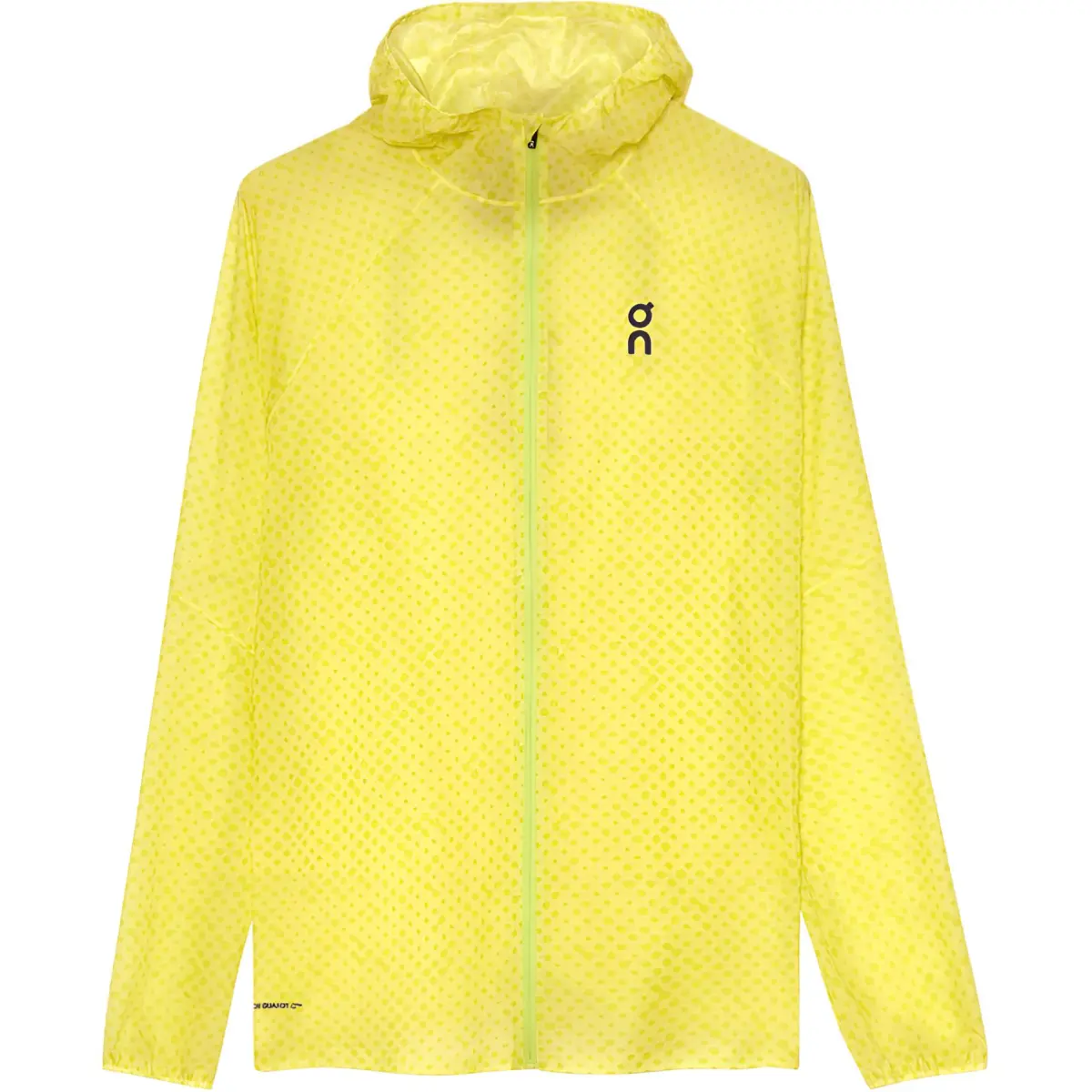 On Ultra Jackets Men's Lemon/Lime Hooded Moderate Other