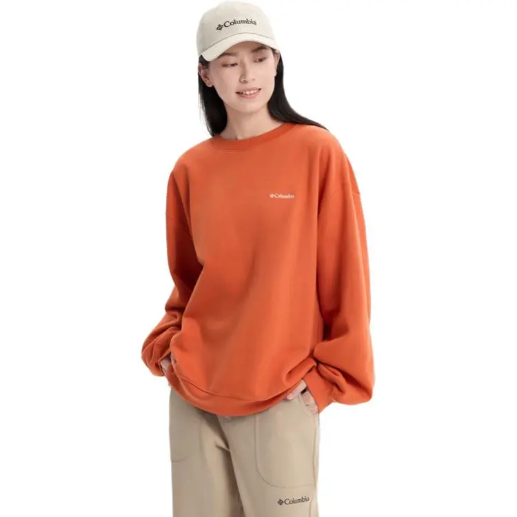Columbia Sweatshirts Women's Agate Red Crew Neck Moderate Regular