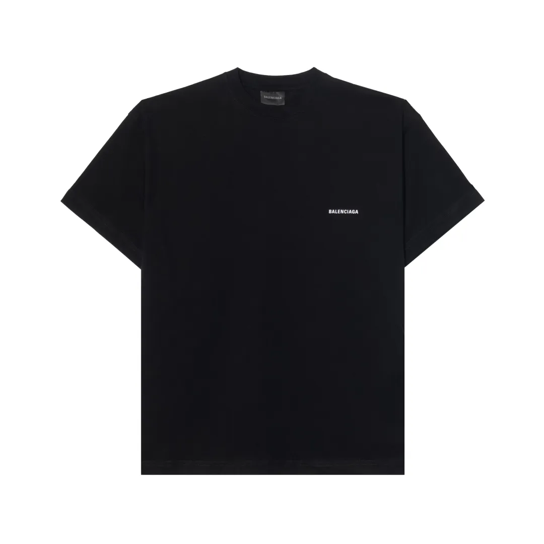 Balenciaga T Shirt Regular Fit Men's Black