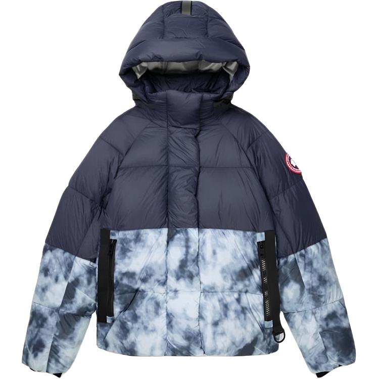 Женская куртка Canada Canada Goose Regeneration FW22 Junction (темно-синяя с серым и голубым)