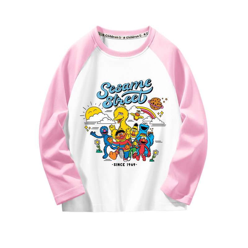 Женская футболка SESAME STREETT (розовый) — фото 9