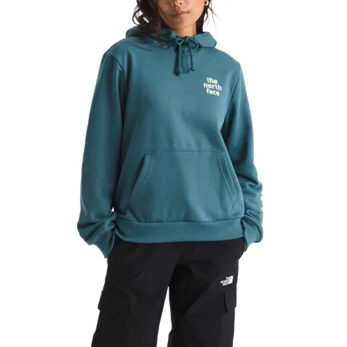 THE NORTH FACE Women's Evolution Proud Hoodie—Graphic Sweatshirt Women's Blue