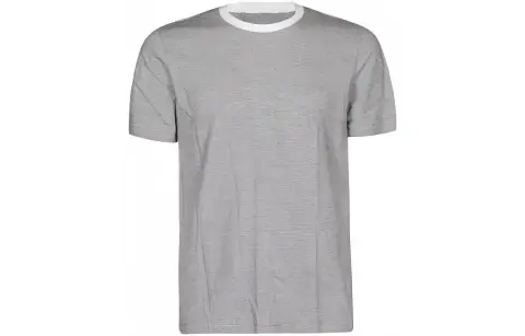 Maison Margiela T-Shirts Men's Gray Crew Neck Moderate Straight Fit