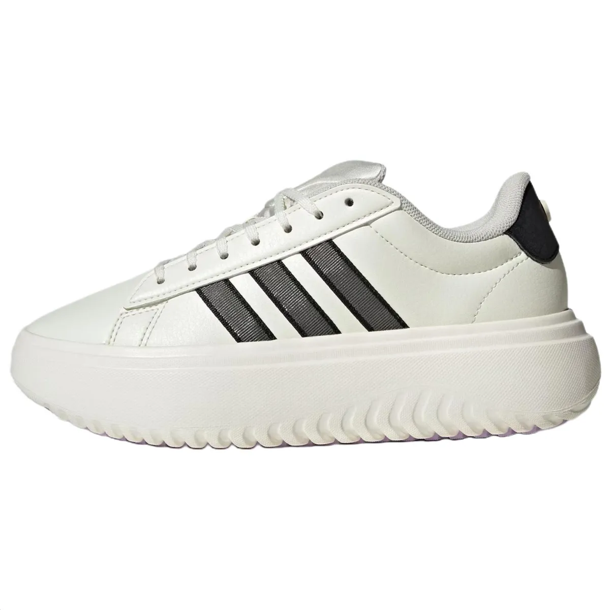 Adidas GRAND COURT PLATFORM Low top Tennis Shoes Women's White Black