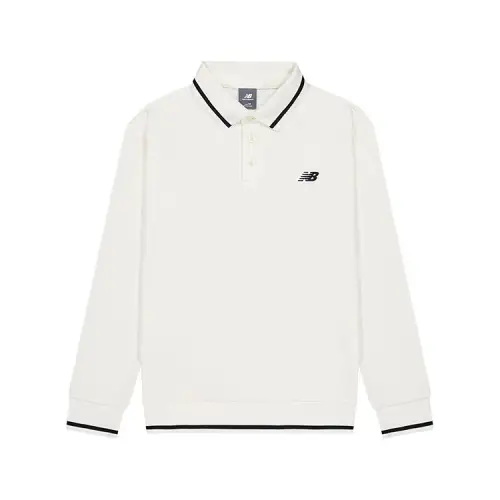 New Balance Polo Shirts Men's White Lapel Moderate Other