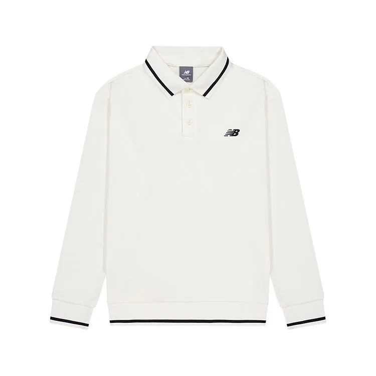 New Balance Polo Shirts Men's White Lapel Moderate Other