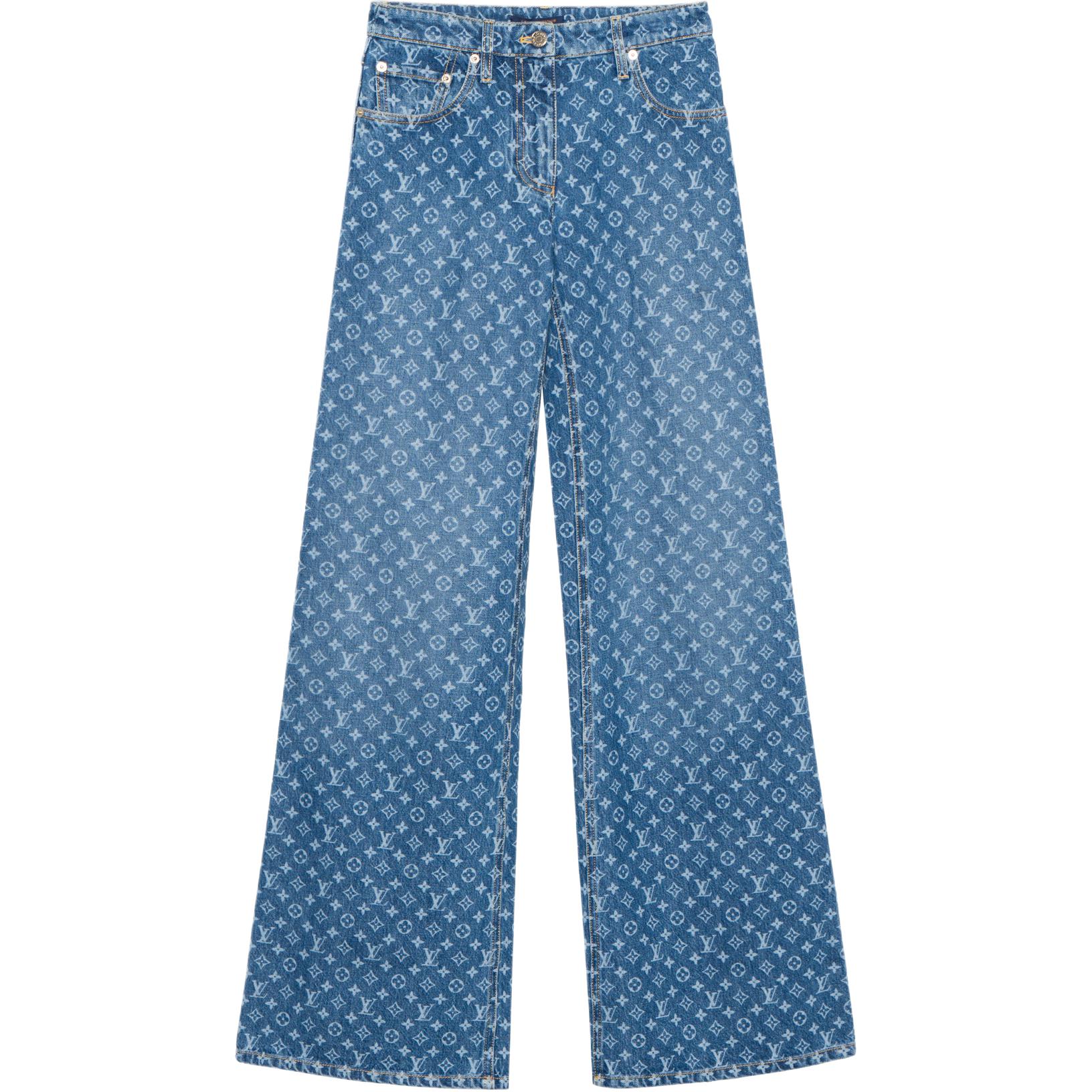 Женские джинсы Louis Vuitton (синие)