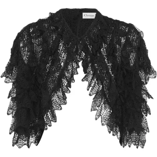 DIOR Crop Tops Women's Black Moderate