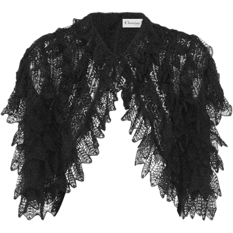 DIOR Crop Tops Women's Black Moderate