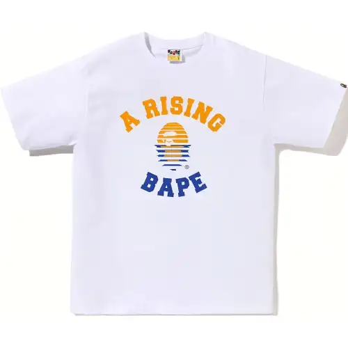 A Bathing Ape logo-print cotton T-shirt